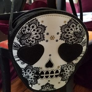 black dia los muertos purse